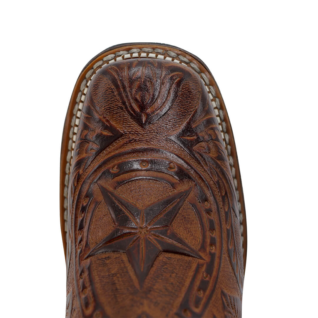 Bota Rodeo de Cincelado Estrella JY104-OSS