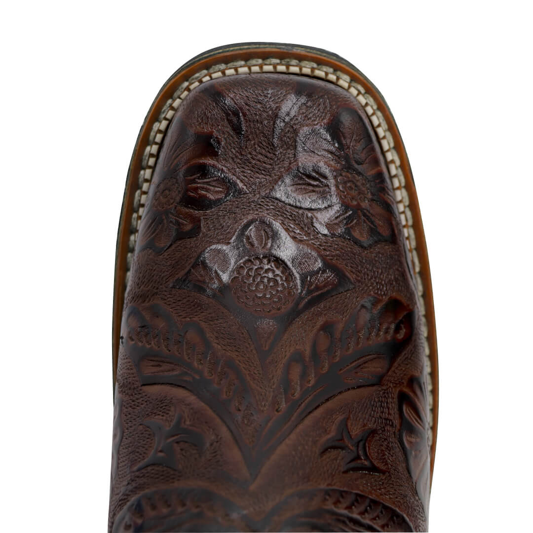 Bota Rodeo de Cincelado Flores CY102-OSC