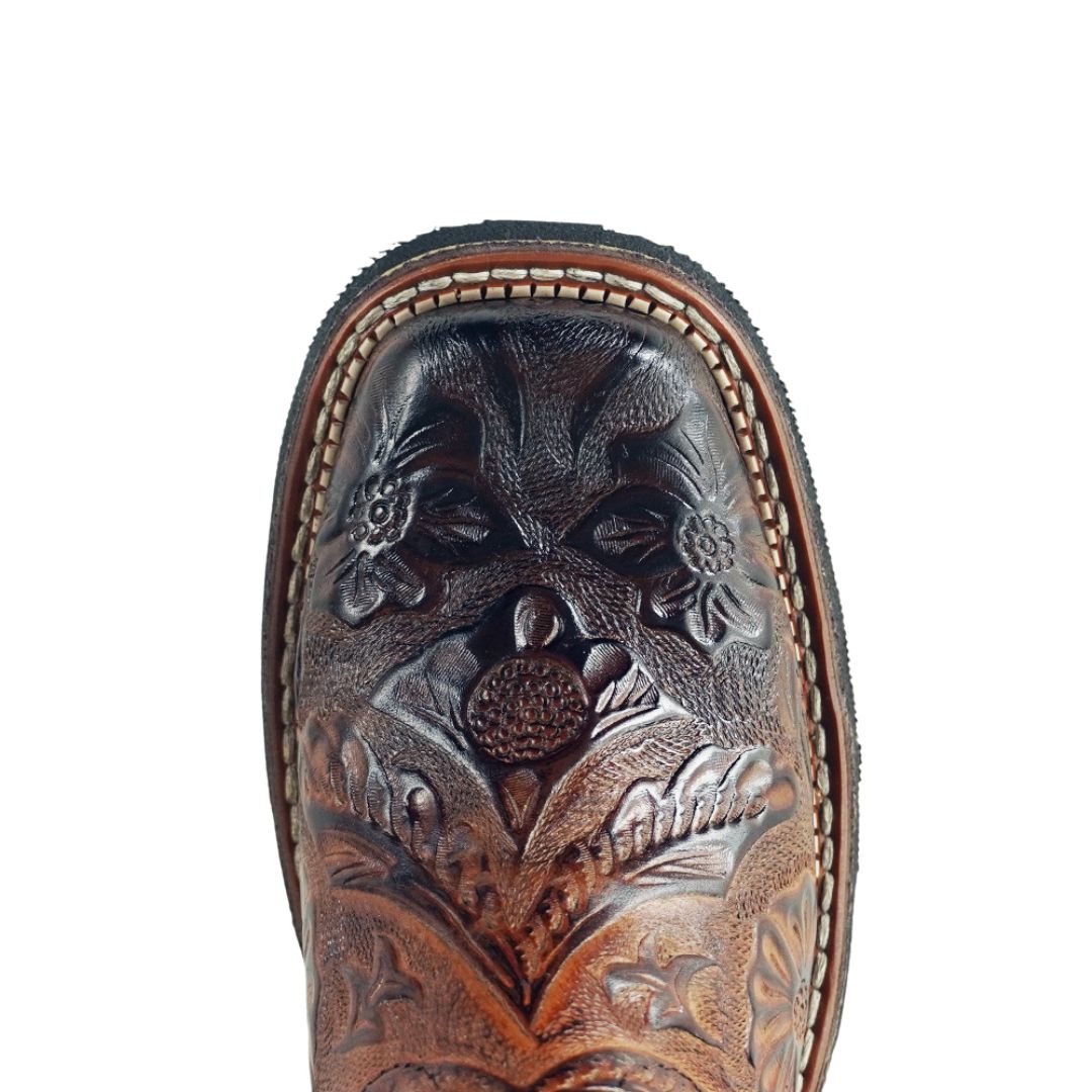 Bota Rodeo Cincelado Margaritas CY604-OSC