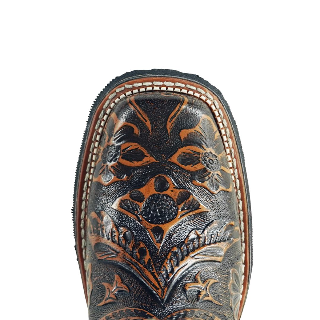 Bota Rodeo Cincelado Margaritas CY604-CMM