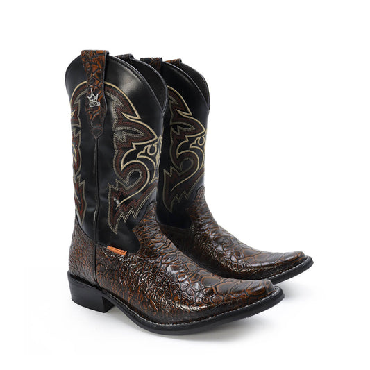 Bota Vaquera Punta Pato de Caguama CY805-CMM