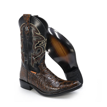 Bota Vaquera Punta Pato de Caguama CY805-CMM
