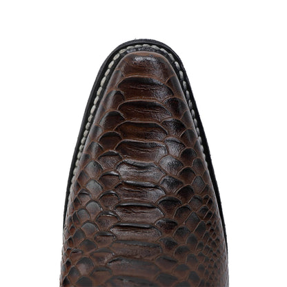 Bota Vaquera Punta de Pato de Pitón CY801-OSF