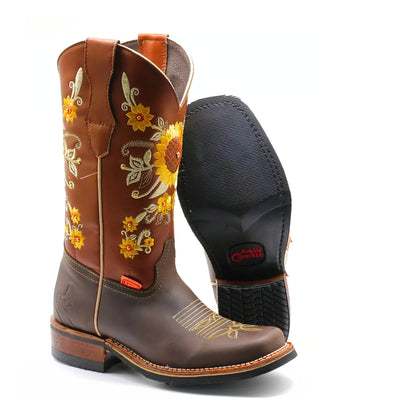 Bota Rodeo Trébol Girasol CY602
