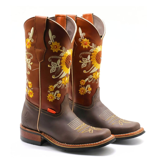 Bota Rodeo Trébol Girasol CY602