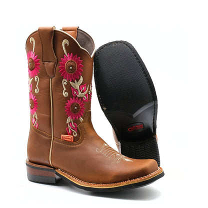 Bota Rodeo Trébol Girasol CY604