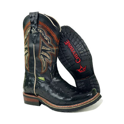 Bota Rodeo de Avestruz CY110-CMN